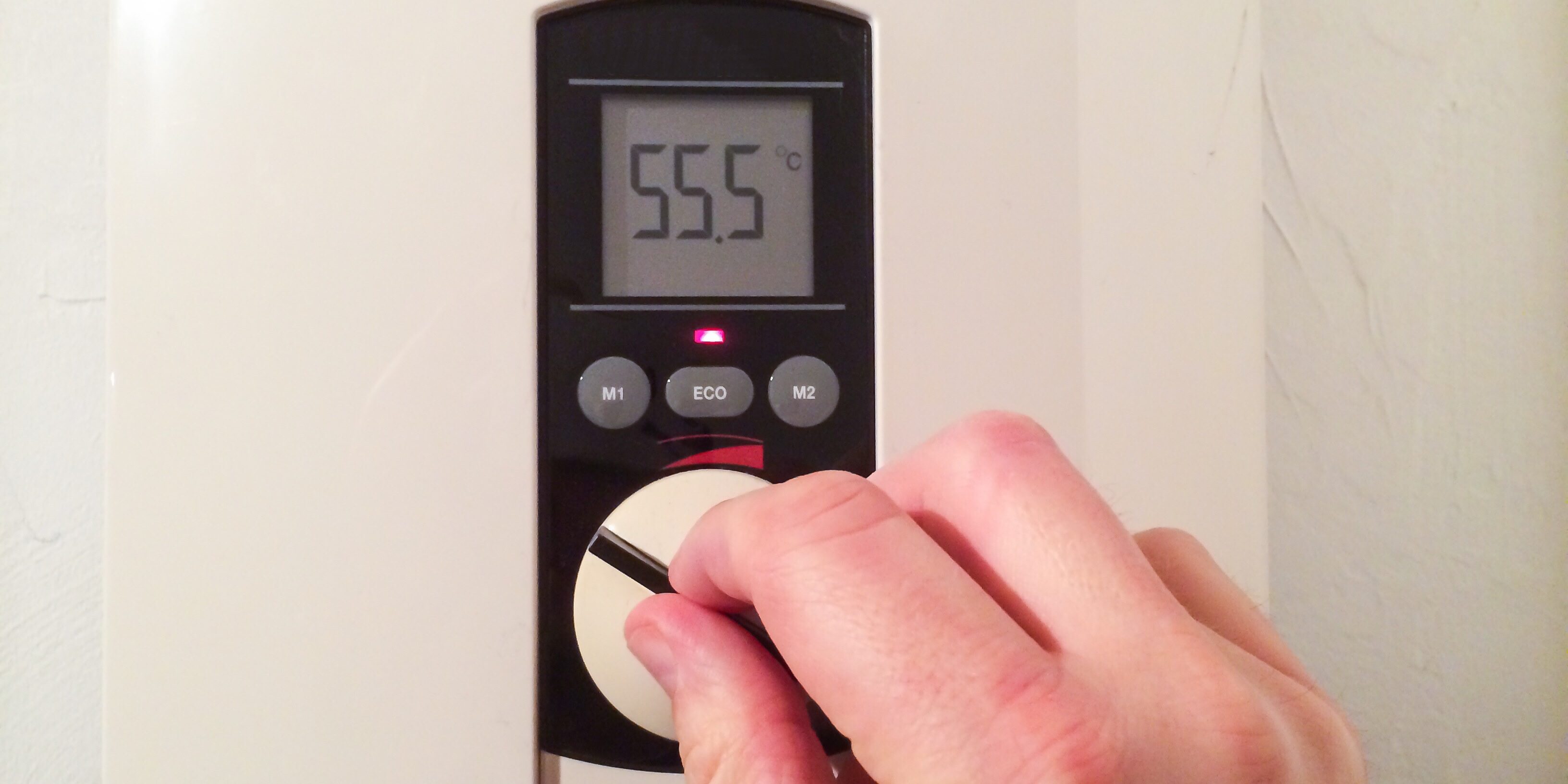 Durchlauferhitzer bedienen